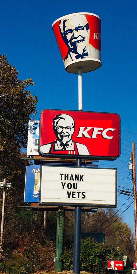Tri-State KFC Supports Veterans
